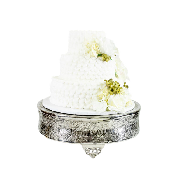 Round Cake Plateaus - Silver