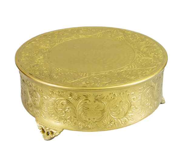 Round Cake Plateaus - Gold